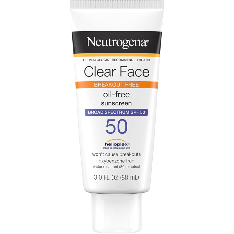 ［🈶現貨當天出］Neutrogena 露得清Clear Face SPF 50無油防曬乳 無香料 霧面防曬 油肌防曬乳