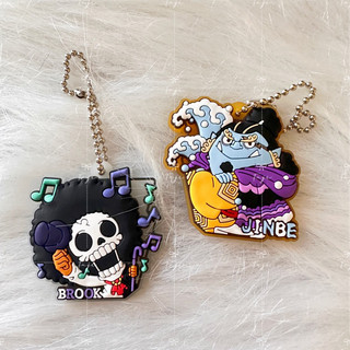 【富士🇯🇵日本代購】ONE PIECE 可愛鑰匙圈ワンピース ラバマスグミ ジンベエ ブルックBROOK JINBE