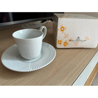 Royal Copenhagen 皇家哥本哈根 element系列白瓷早餐杯碟組