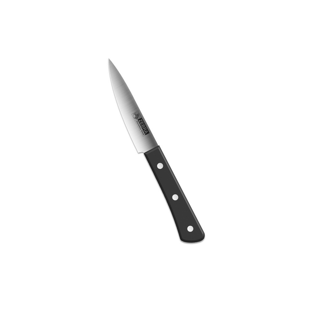 【ZEBRA斑馬牌】420不鏽鋼 4吋 料理刀 (水果刀 切刀 料理刀)