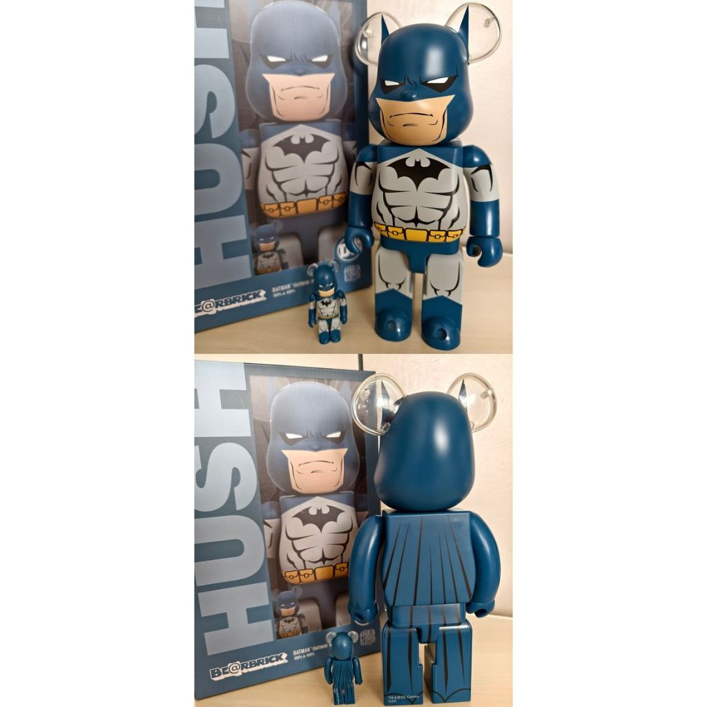 中租銀角零卡分期 全新拆檢 BE@RBRICK BATMAN HUSH 400%+100% 蝙蝠俠 400%+100%