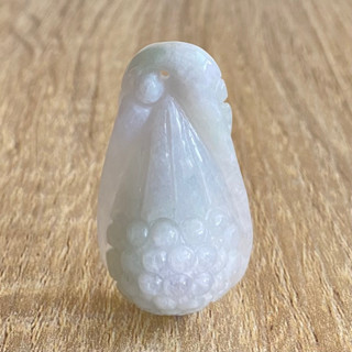 【採霏】天然緬甸玉A貨 翡翠 冰糯種粉紫多子多福玉墜