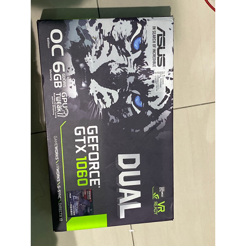 ASUS GTX 1060 6GB DUAL OC