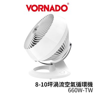 VORNADO沃拿多 8-10坪用 渦流空氣循環扇 660-TW / 660W-TW 白色 / 660B-TW 黑色