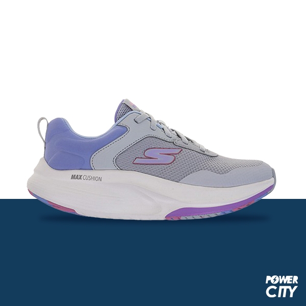 【SKECHERS】GO WALK MAX WALKER 運動鞋 休閒鞋 灰紫 女鞋 -125055GYLV