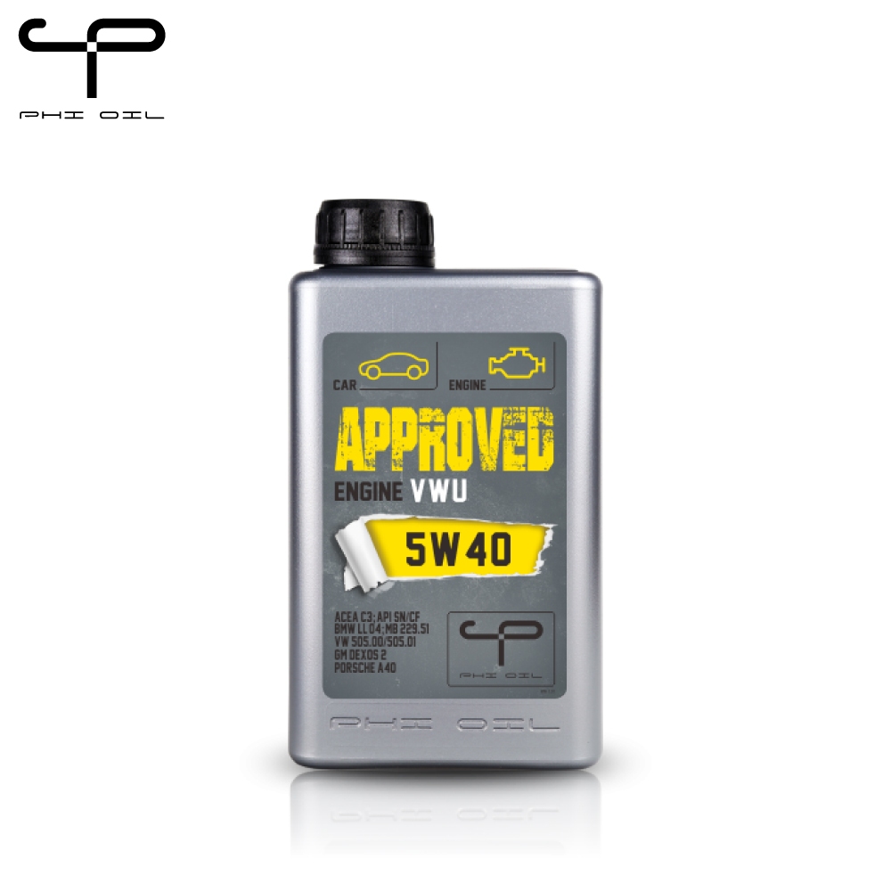 【PHI OIL】APPROVEG VWU 5W40 全合成機油1L-單瓶 | 金弘笙