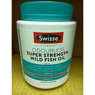 澳洲 Swisse 魚油 Odourless Wild Fish Oil 2000mg (300顆)