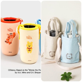 ［Be Woman]現+預 韓國 大創 Daiso 迪士尼 小熊維尼 保溫杯套 杯套 附背帶 飲料袋