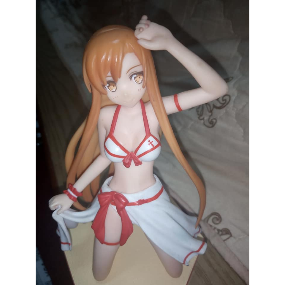 港版公仔(己拆無盒)港版 電擊屋限定 ASUNA Bikini Style 刀劍神域 亞絲娜 結城明日奈 比基尼 跪姿