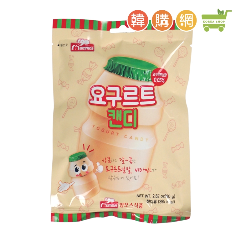 韓國Mammos 養樂多風味硬糖80g【韓購網】優格YOGURT CANDY