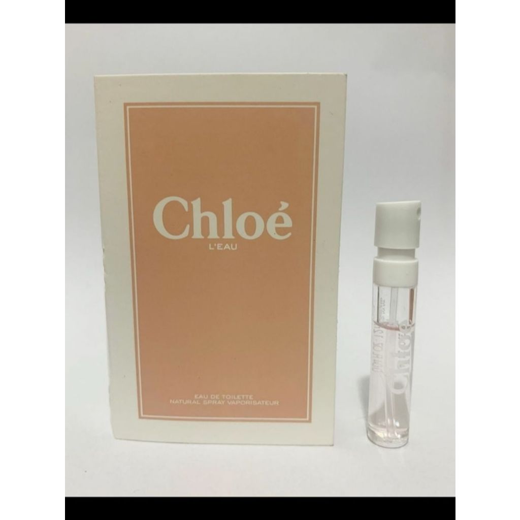 保證正品~  全新，附包裝紙卡，Chloe 粉漾玫瑰 L'Eau 女性淡香水 1.2ML 可噴式 試管香水