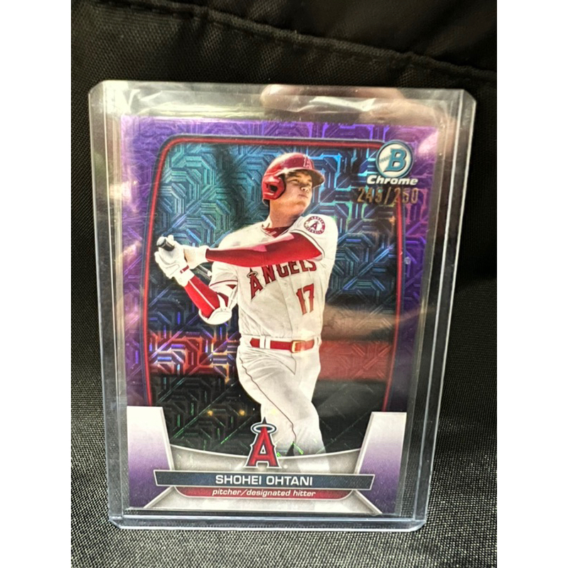 2022 Topps Chrome Mega Ohtani  限量250張  紫閃 大谷翔平  球員卡