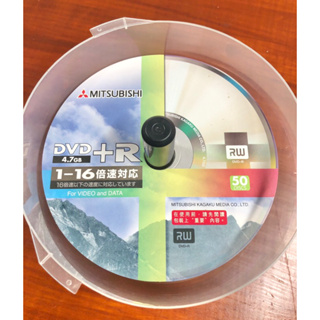 MITSUBISHI DVD+R 4.7GB 空白燒錄片 37片300元 送光碟收納盒 三菱16X 台灣製 16倍RW