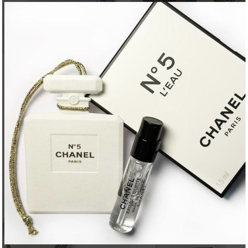 Chanel N5小禮盒 淡香水+香氛吊卡