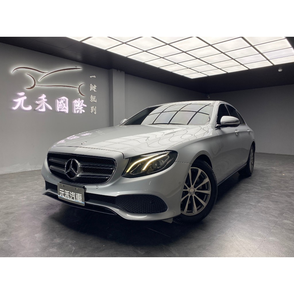 中古車 二手車【元禾阿龍店長】2017式 Benz E220d 氣氛燈/自動停車 免百萬可入手❗️賓士無泡水事故認證車