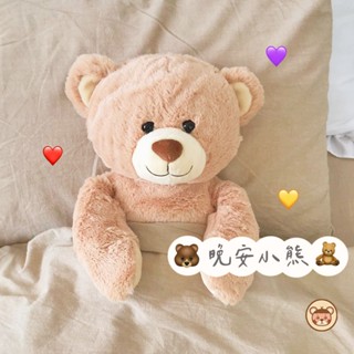 🐻現貨 韓版 卡通 翻玩 晚安小熊 小熊公仔超柔軟 晚安熊