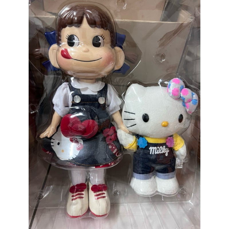 Hello Kitty與牛奶妹聯名商品玩偶擺飾