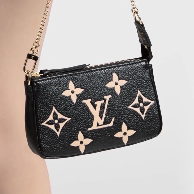 【𝐂𝐚𝐬𝐞𝐬】 Louis Vuitton｜M80732 迷你小皮包 麻將包 鏈帶小包 雙色LV皮革 精品代購