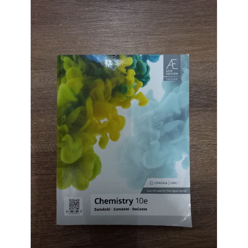 Chemistry 10e Zumdahl DeCoste普通化學 普化 大學用書 二手書 可中山大學面交
