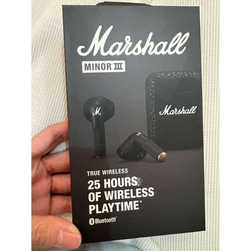 英國經典Marshall minor III bluetooth無線耳機 二手