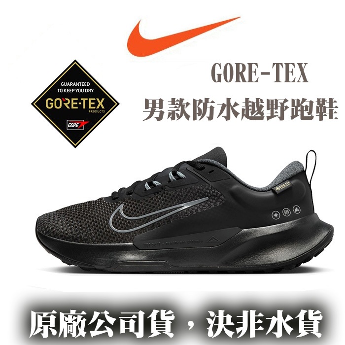 NIKE JUNIPER TRAIL 2 GTX 黑 防水 慢跑鞋 越野 戶外 黑 男 運動 FB2067-001