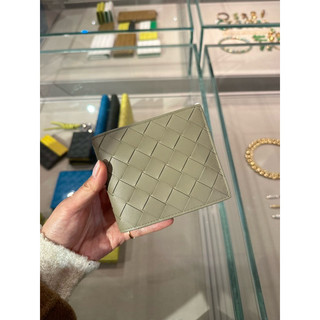 SoHoShop歐洲代購 BOTTEGA VENETA BV 經典編織皮摺疊短款錢包皮夾短夾 8卡 男女皆可用