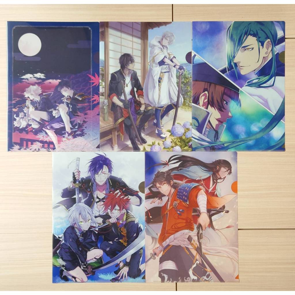 刀劍亂舞 日版 資料夾 五虎退 厚藤四郎 大俱利伽羅 鶴丸國永 青江 石切丸 明石 螢丸 愛染 和泉守兼定 陸奧守吉行