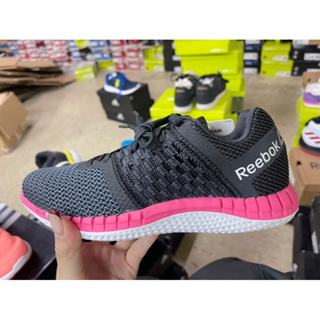 大灌體育👟出清特賣 過季商品 reebok sprint run v72329 慢跑鞋 3d列印 女 黑白 粉 慢跑鞋