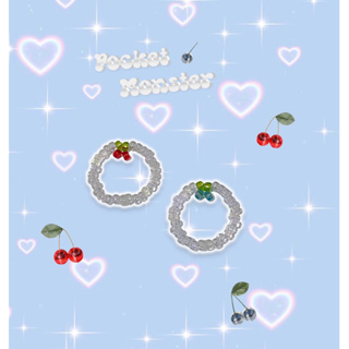 ꔛ櫻桃藍莓串珠戒指 .˚⊹ ⁺‧ ✧︎🍒🫐