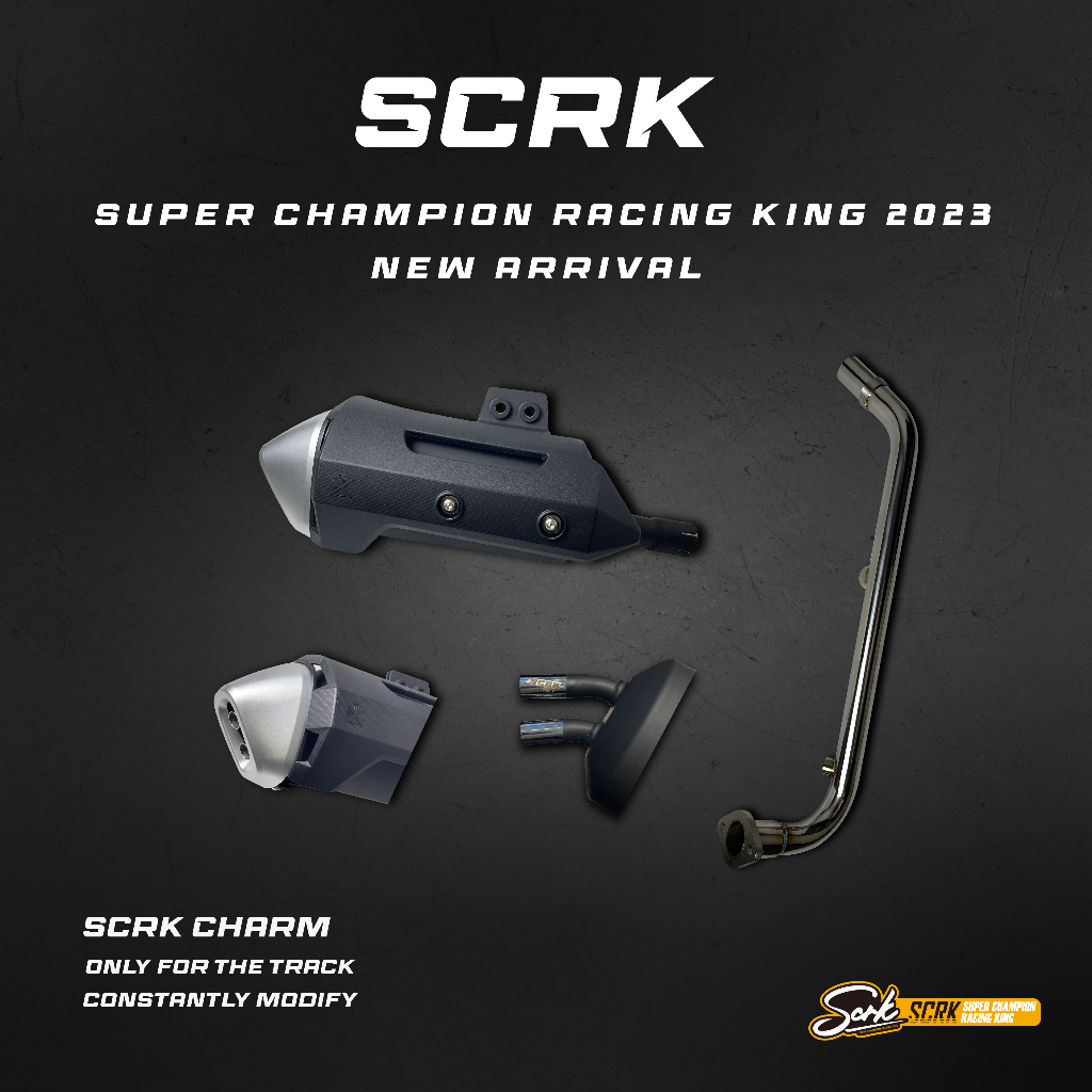 翰林🆁🅰🅲🅸🅽🅶二輪 SCRK KRV原廠 樣式 排氣管 回壓 噴黑 個性 改裝