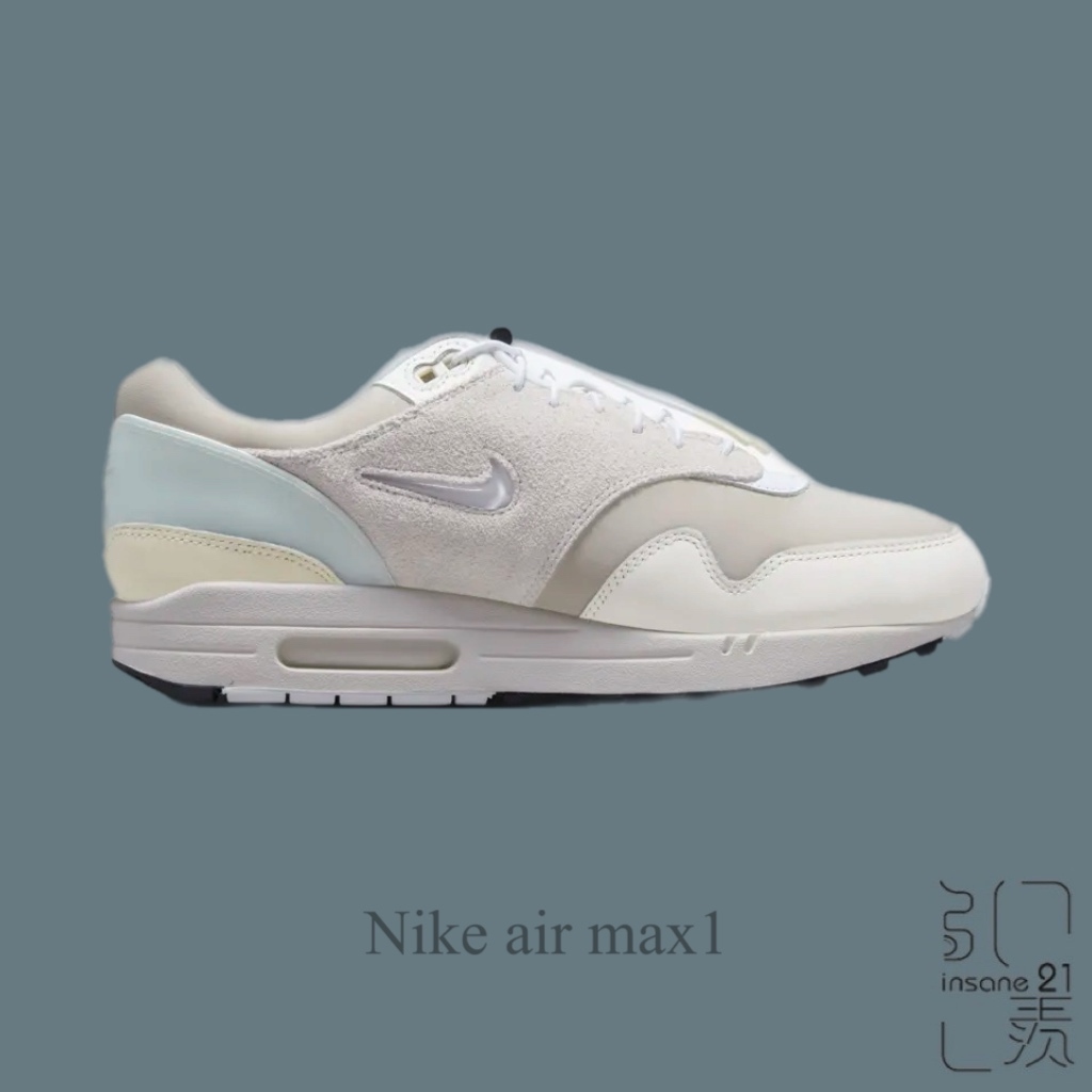 NIKE AIR MAX 1 "HANGUL DAY" 米灰麂皮 氣墊 男款 DZ5317-121【Insane-21】