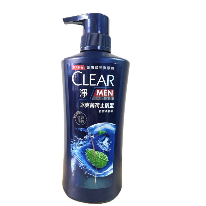 CLEAR 淨  洗髮精 去屑洗髮乳 冰爽薄荷止癢型 450g 2026/05