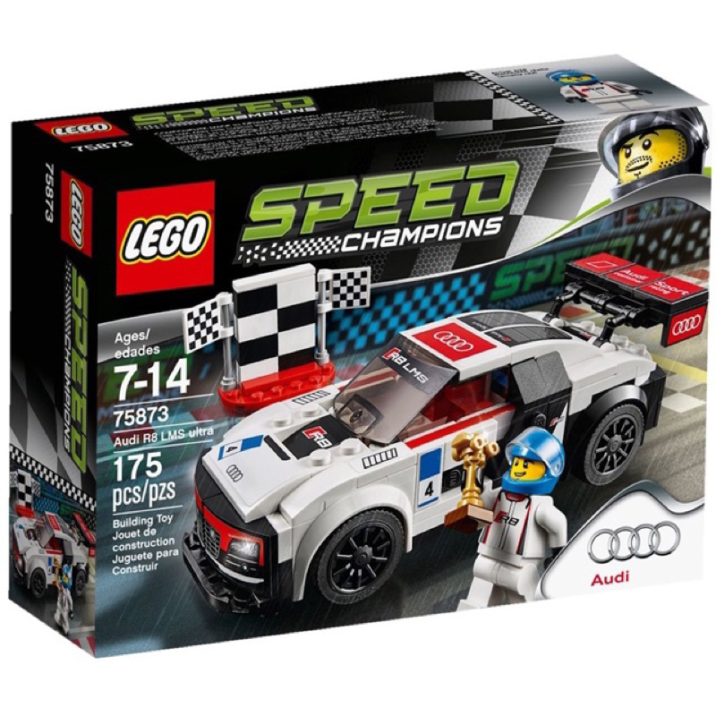 💗芸芸積木💗 現貨! LEGO 75873奧迪 Audi R8 LMS ultra Speed系列 絕版品 北北桃自取
