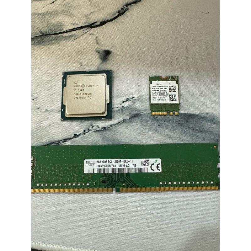 i5-6500 cpu+8G DDR4贈送網路卡（拆機二手）