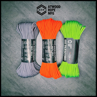 【ATWOOD 4.0mm 黑紅色系 C001~C025】DIY材料包 露營登山繩 編織手鏈 個性化手環、錶帶