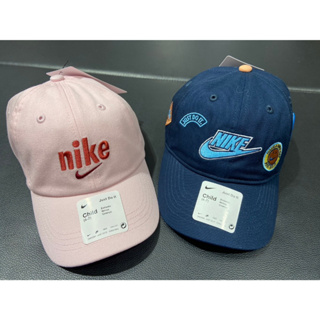 Nike 兒童 帽子 可愛 造型 外出 旅遊 棒球帽 遮陽 童趣 藍 HF2575410 粉FJ6737663