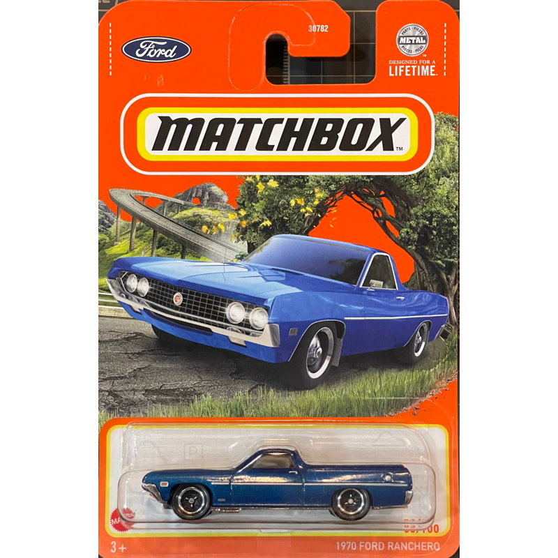 美泰matchbox火柴盒 福特 1970 FORD RANCHERO 貨卡 皮卡