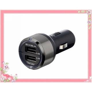 ※聯宏汽車百貨※ 日本精品 SEIKO EM-157 2USB電源插座4.8A 手機雙USB車充電 12V/24V車可用