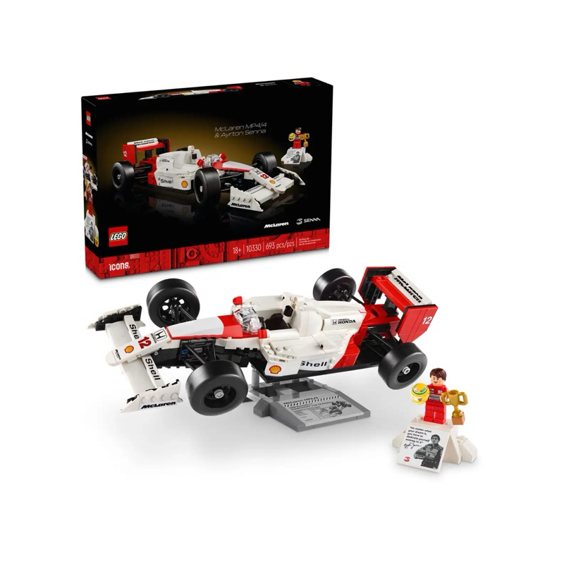 Home&amp;brick LEGO 10330 McLaren MP4/4&amp;艾爾頓. 洗拿 Icons