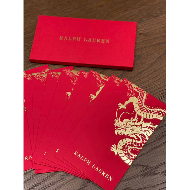 全新 polo Ralph Lauren 2024 龍年 紅包袋 收納袋 信封袋 收納盒