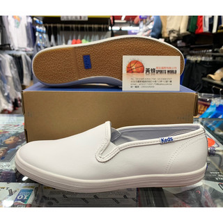 免運 黃蜂體育 keds 女鞋 皮革 休閒鞋 懶人鞋 Champion slip on W110018