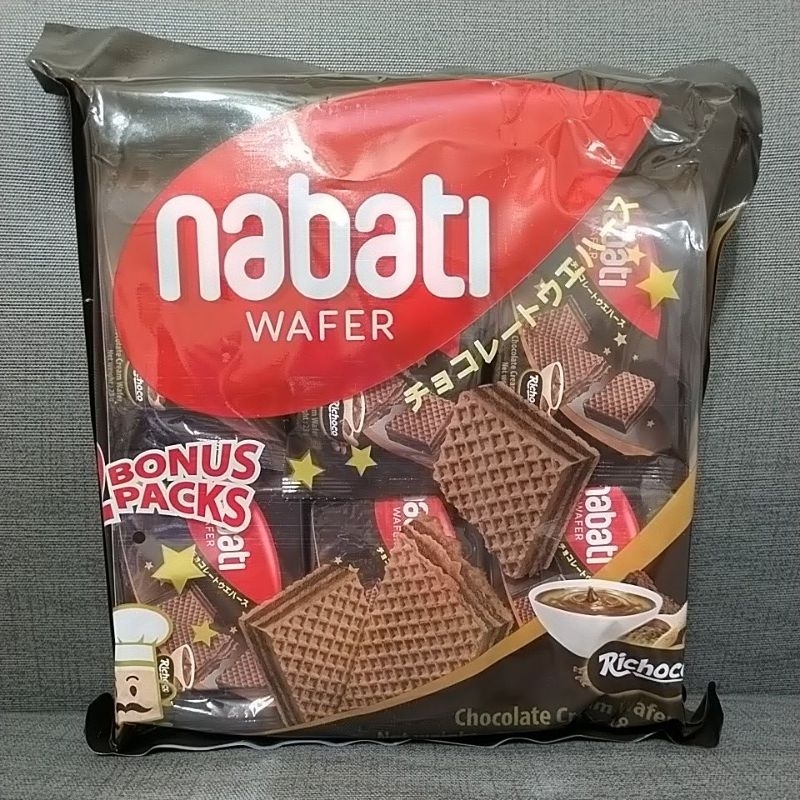 麗巧克Nabati巧克力風味威化餅414公克三重滿百可面交