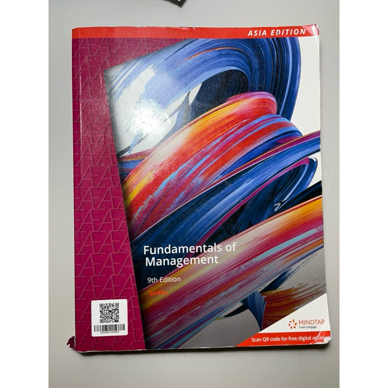 Fundamentals of management 9th Edition Griffin 管理學 屏東大學 可面交