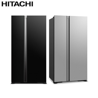 Hitachi 日立 -雙門對開595L變頻琉璃冰箱RS600PTW 含基本安裝+舊機回收