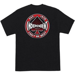 INDEPENDENT 44155961-BLK CAN'T BE BEAT TEE 短T (黑色) 化學原宿