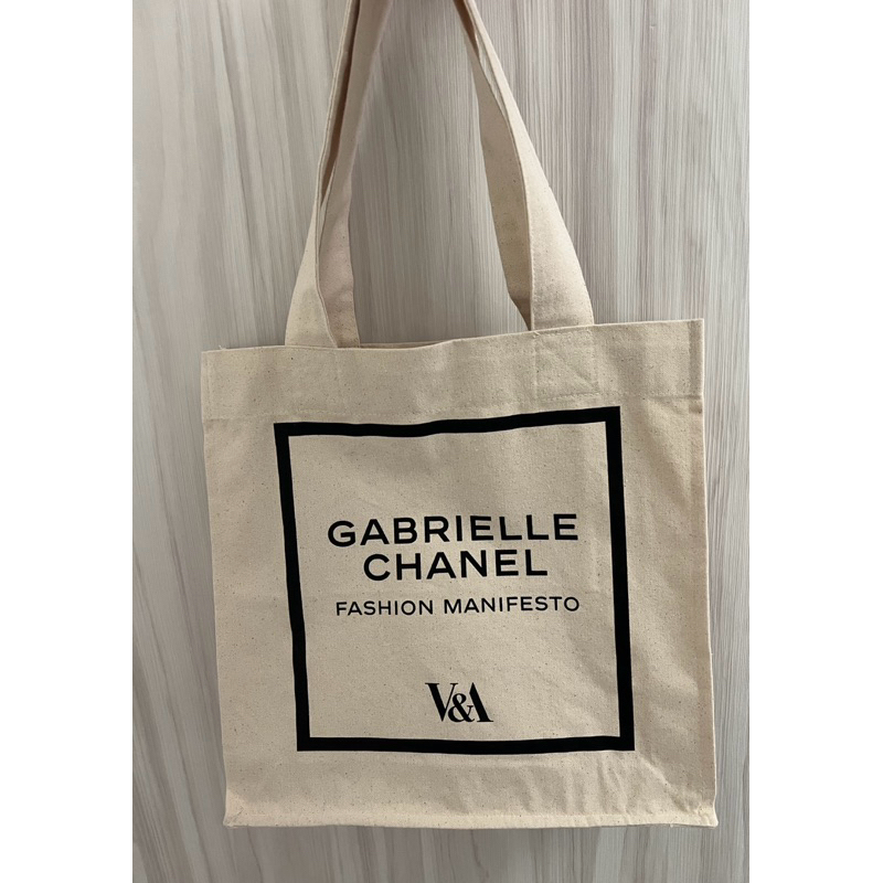V&amp;A Gabrielle Chanel 帆布袋/ 托特包