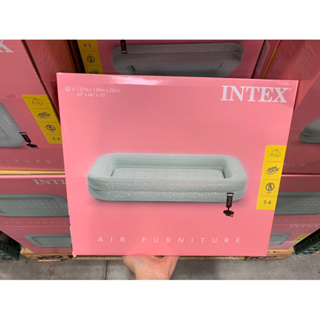 INTEX兒童充氣床 附手動打氣筒 168*107*25cm 好市多代購
