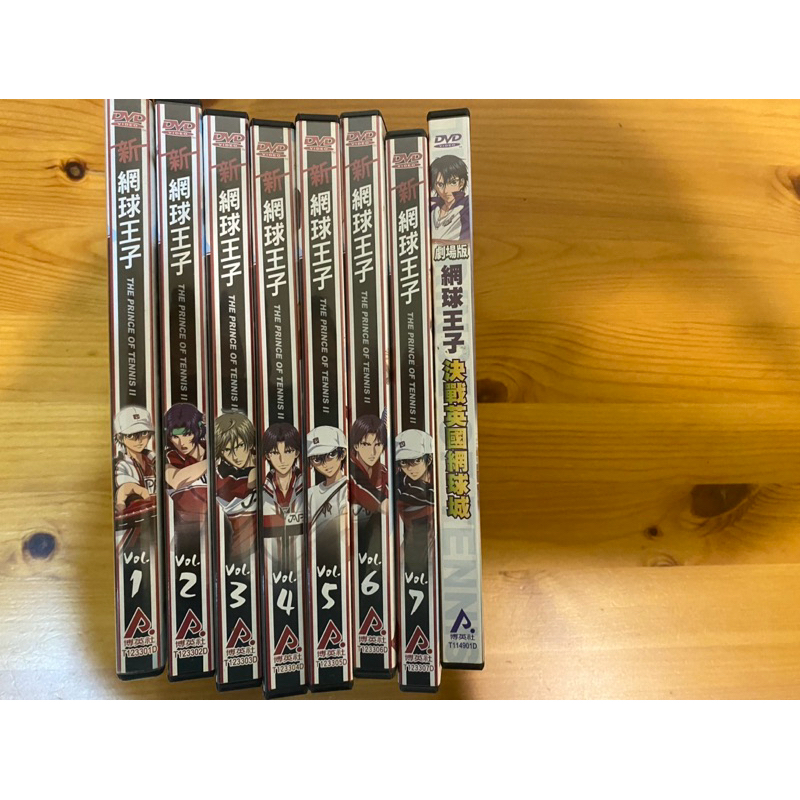 新網球王子二手動畫DVD含一片劇場版跟OVA兩片非出租版