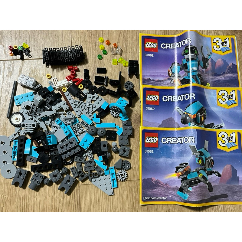 LEGO 樂高 31062 探險機器人 3合1創意系列