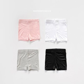 韓國代購-WHITE SKETCHBOOK 韓國製安全褲 緊身褲 防走光 女童 女寶 洋裝內搭 韓國製 小童 大童 內搭